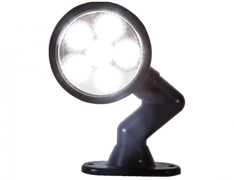 Image of 5 Inch LED Clear Articulating Spot Light from Buyers Products. Part number: 1492126