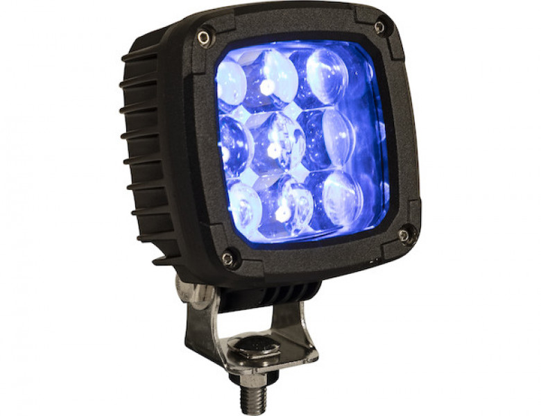 Image of Blue LED Pedestrian Warning light for Forklifts from Buyers Products. Part number: 1492133