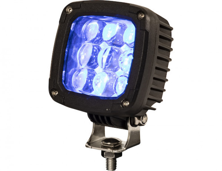 Image of Blue LED Pedestrian Warning light for Forklifts from Buyers Products. Part number: 1492133