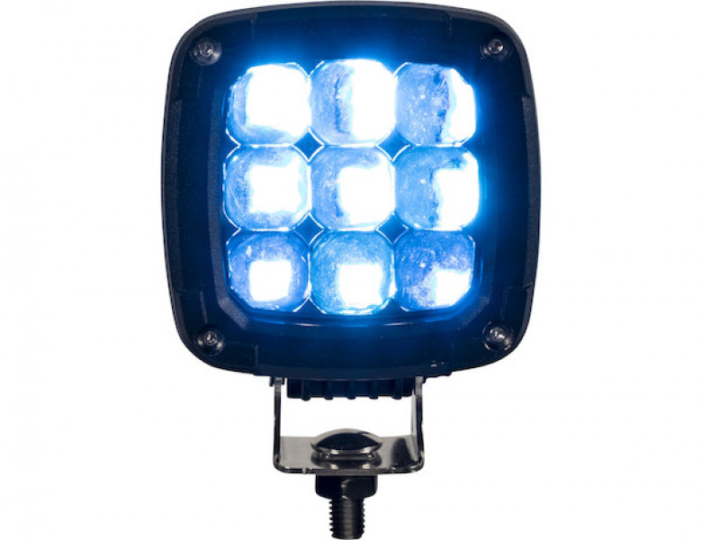 Image of Blue LED Pedestrian Warning light for Forklifts from Buyers Products. Part number: 1492133