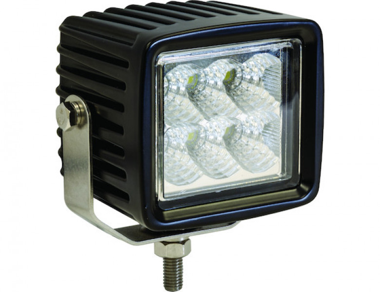 Image of 3 Inch Square LED Clear Flood Light from Buyers Products. Part number: 1492137