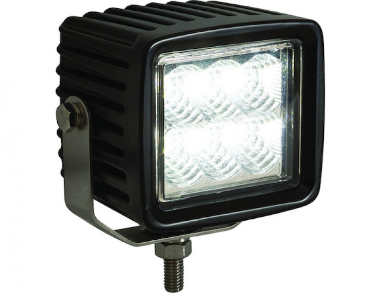 Image of 3 Inch Square LED Clear Flood Light from Buyers Products. Part number: 1492137