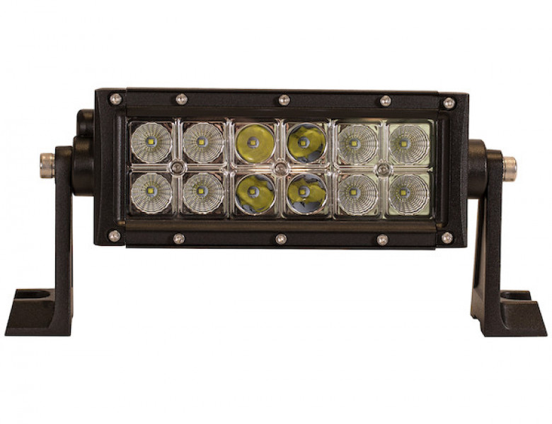 Image of 8 Inch 3240 Lumen LED Clear Combination Spot-Flood Light Bar from Buyers Products. Part number: 1492160