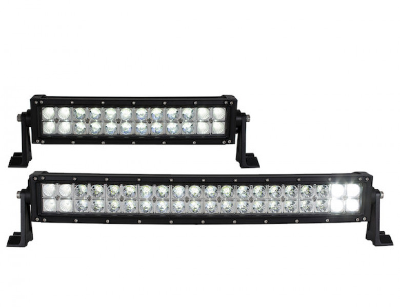 Image of 14 Inch 6480 Lumen LED Clear Curved Combination Spot-Flood Light Bar from Buyers Products. Part number: 1492171