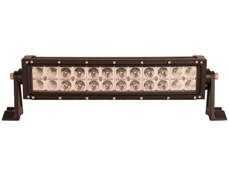 Image of 14 Inch 6480 Lumen LED Clear Curved Combination Spot-Flood Light Bar from Buyers Products. Part number: 1492171