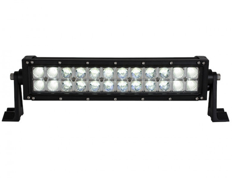 Image of 14 Inch 6480 Lumen LED Clear Curved Combination Spot-Flood Light Bar from Buyers Products. Part number: 1492171