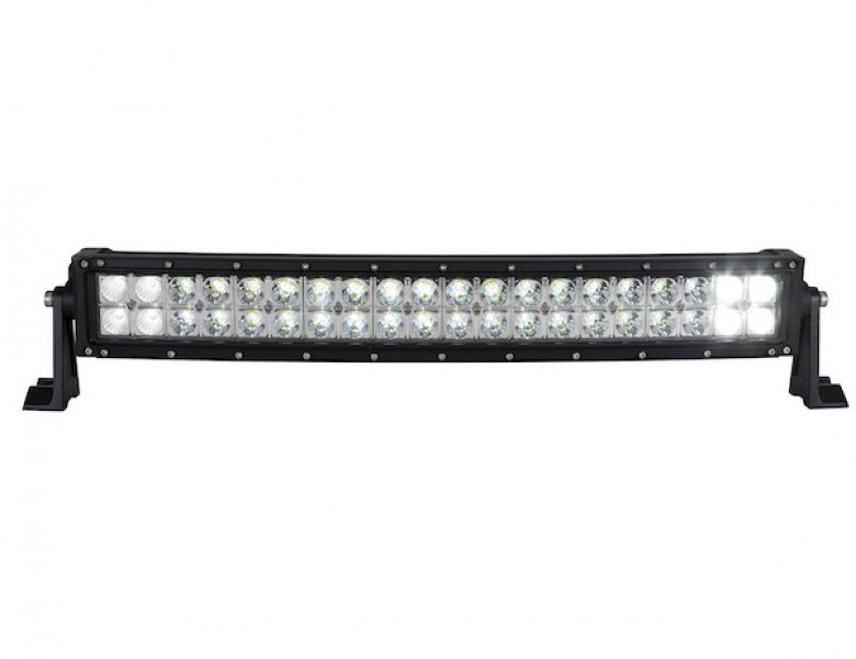 Image of 14 Inch 6480 Lumen LED Clear Curved Combination Spot-Flood Light Bar from Buyers Products. Part number: 1492171