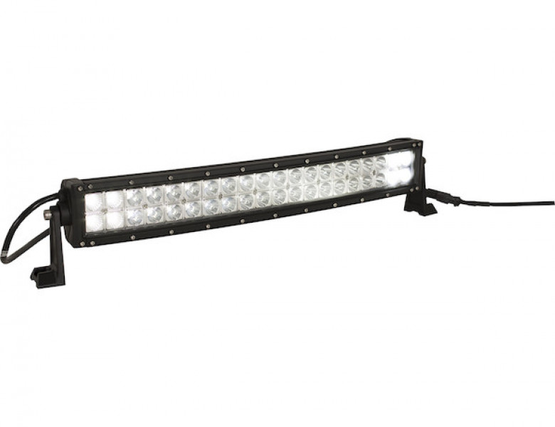 Image of 22.5 Inch 10,800 Lumen LED Clear Curved Combination Spot-Flood Light Bar from Buyers Products. Part number: 1492172