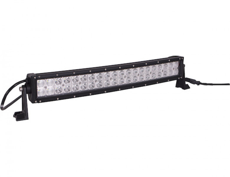 Image of 22.5 Inch 10,800 Lumen LED Clear Curved Combination Spot-Flood Light Bar from Buyers Products. Part number: 1492172