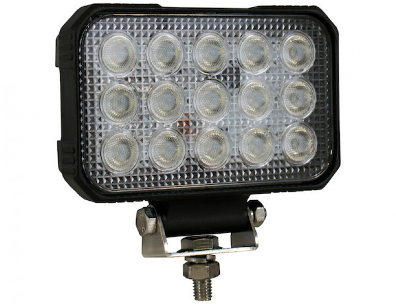 Image of Ultra Bright 6 Inch Wide Rectangular Clear LED Spot Light from Buyers Products. Part number: 1492190