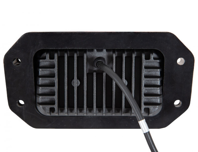 Image of 6.5 Inch by 3.5 Inch Rectangular LED Clear Flood Light from Buyers Products. Part number: 1492191