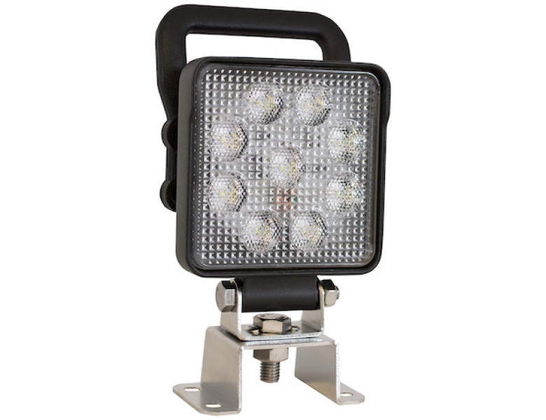 Image of 4 Inch Square LED Flood Light with Switch and Handle from Buyers Products. Part number: 1492193