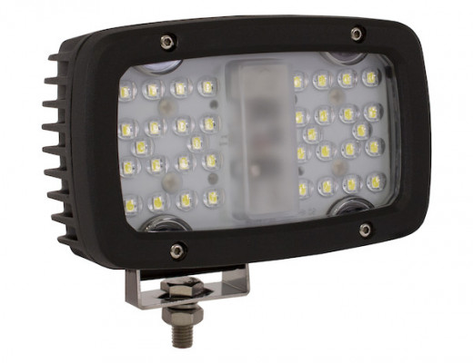 Image of 6.5 Inch Ultra Bright Rectangular 36 LED Floodlight from Buyers Products. Part number: 1492194