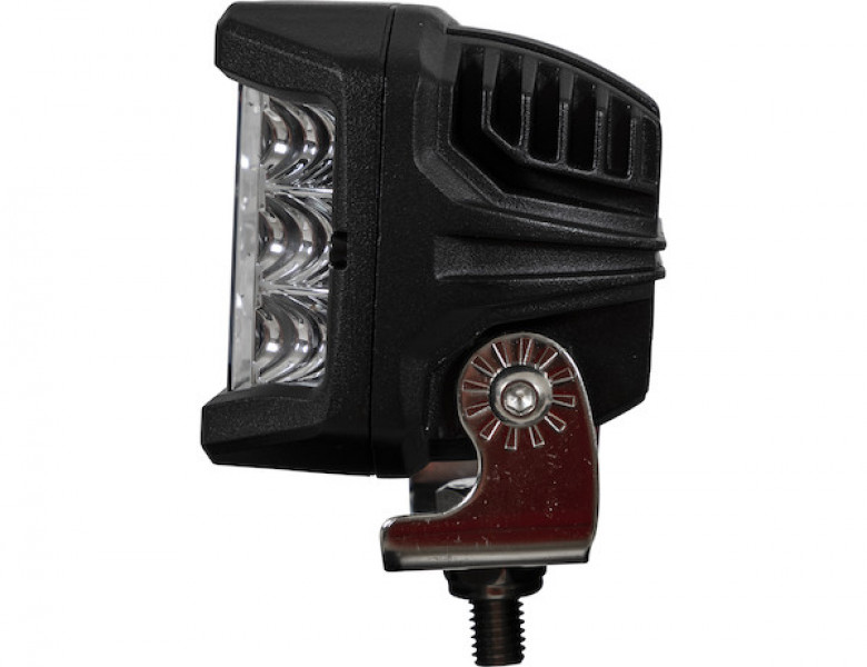 Image of 4 Inch Wide LED Flood Light with Strobe - Square Lens from Buyers Products. Part number: 1492232