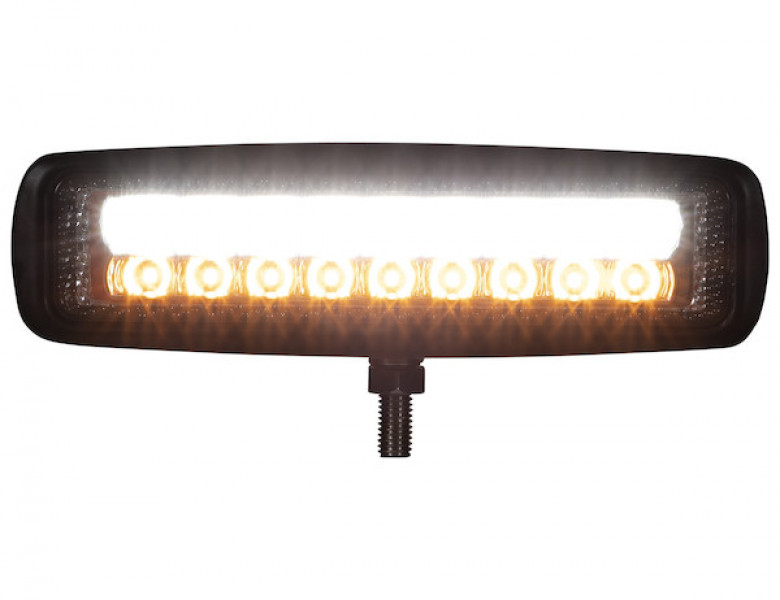 Image of 6.5 Inch LED Flood Light with Strobe - Rectangular Lens from Buyers Products. Part number: 1492233