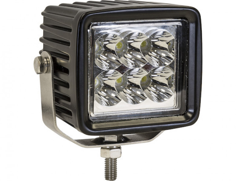 Image of 3 Inch Square LED Clear Spot Light from Buyers Products. Part number: 1492237