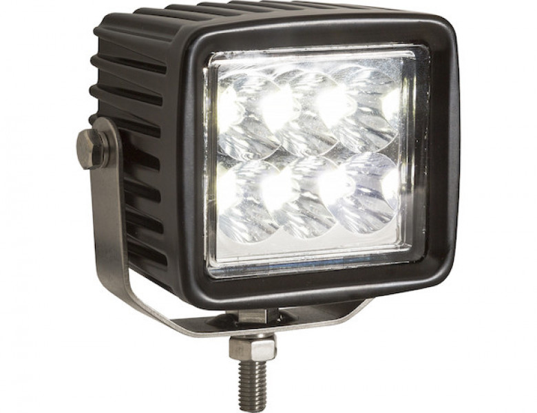 Image of 3 Inch Square LED Clear Spot Light from Buyers Products. Part number: 1492237