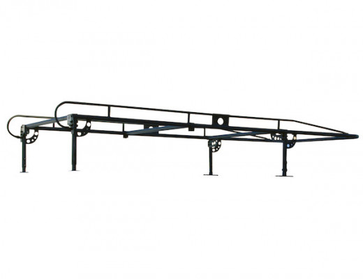 Image of 13-1/2 Foot Black Service Body Ladder Rack from Buyers Products. Part number: 1501250