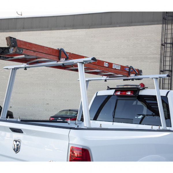 Image of Clear Anodized Aluminum Truck Ladder Rack from Buyers Products. Part number: 1501400