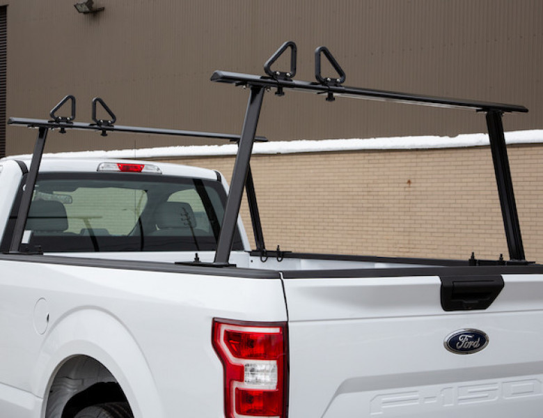 Image of Clear Anodized Aluminum Truck Ladder Rack from Buyers Products. Part number: 1501400