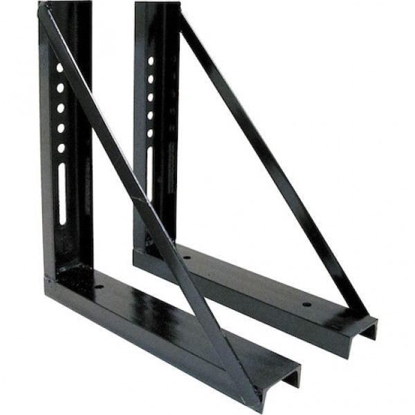 Image of 18x18 Inch Welded Black Structural Steel Mounting Brackets from Buyers Products. Part number: 1701005