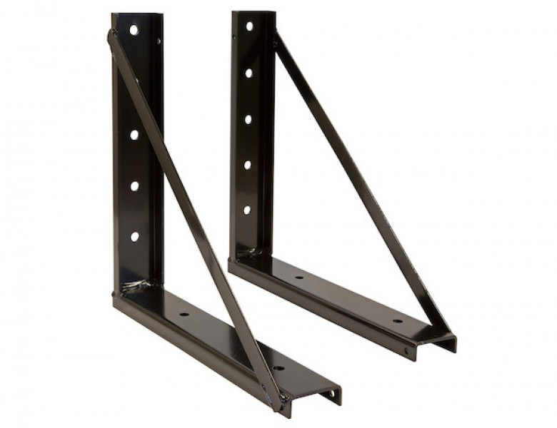 Image of 18x18 Inch Welded Black Structural Steel Mounting Brackets from Buyers Products. Part number: 1701005