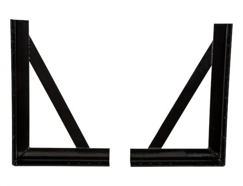 Image of 18x27 Inch Welded Black Formed Steel Mounting Brackets from Buyers Products. Part number: 1701012