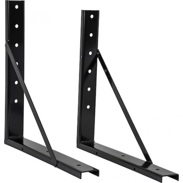 Image of 24x24 Inch Welded Black Formed Steel Mounting Brackets from Buyers Products. Part number: 1701016