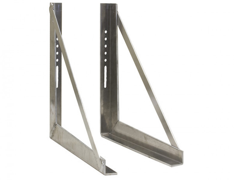 Image of 18x18 Inch Welded Stainless Steel Mounting Brackets from Buyers Products. Part number: 1701031