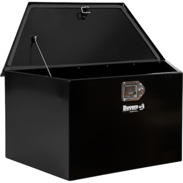 Image of 35 Inch Wide Gloss Black Steel Trailer Tongue Truck Box from Buyers Products. Part number: 1701280