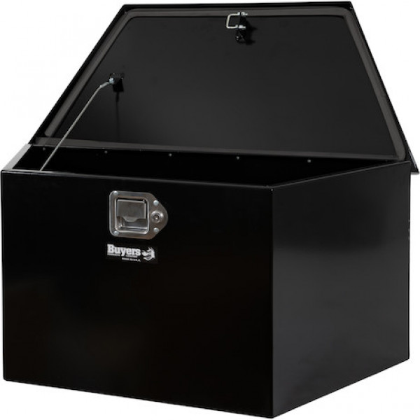 Image of 35 Inch Wide Gloss Black Steel Trailer Tongue Truck Box from Buyers Products. Part number: 1701280