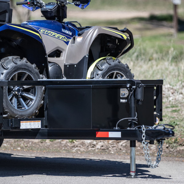 Image of 35 Inch Wide Gloss Black Steel Trailer Tongue Truck Box from Buyers Products. Part number: 1701280