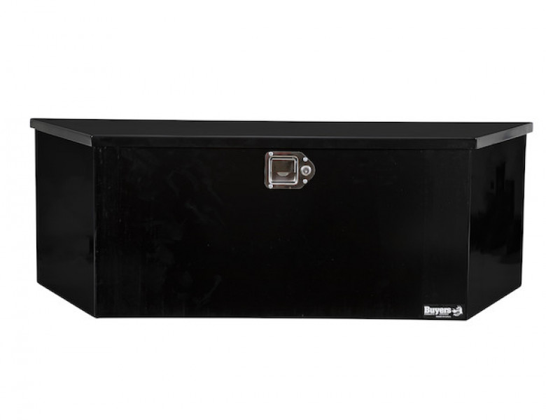 Image of 49 Inch Wide Gloss Black Steel Trailer Tongue Truck Box from Buyers Products. Part number: 1701285