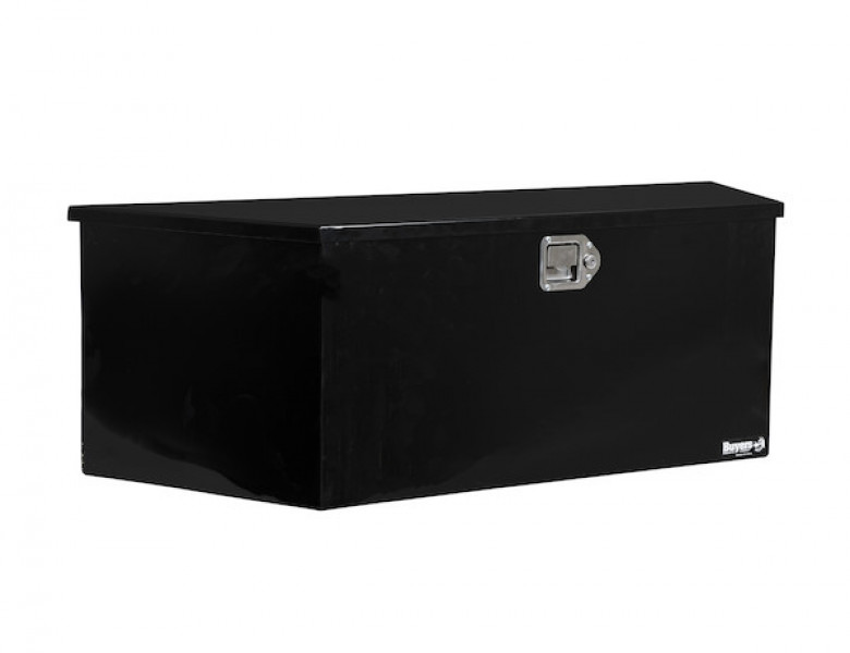 Image of 49 Inch Wide Gloss Black Steel Trailer Tongue Truck Box from Buyers Products. Part number: 1701285