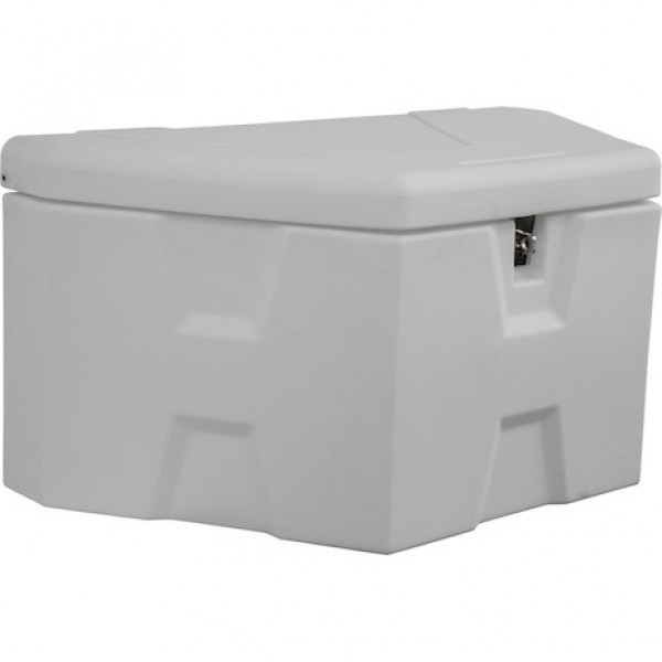 Image of 36 Inch Wide White Poly Trailer Tongue Truck Box from Buyers Products. Part number: 1701679