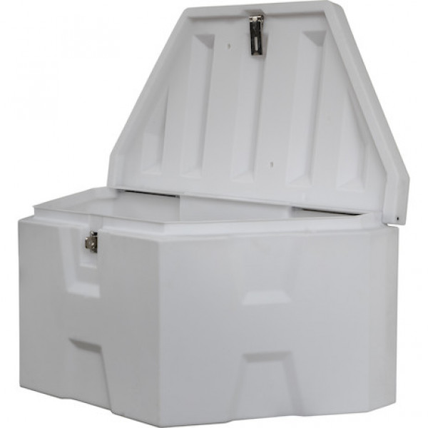 Image of 36 Inch Wide White Poly Trailer Tongue Truck Box from Buyers Products. Part number: 1701679