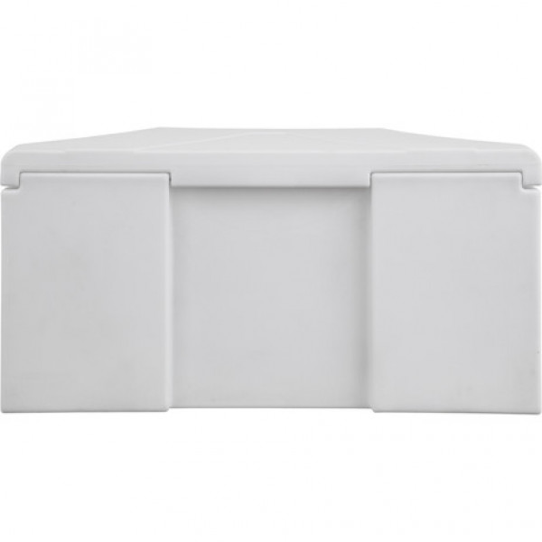 Image of 36 Inch Wide White Poly Trailer Tongue Truck Box from Buyers Products. Part number: 1701679