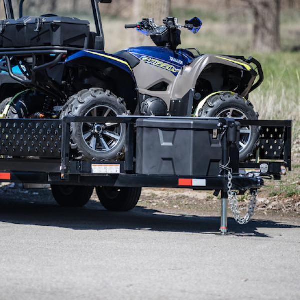 Image of 36 Inch Wide Black Poly Trailer Tongue Truck Box from Buyers Products. Part number: 1701680