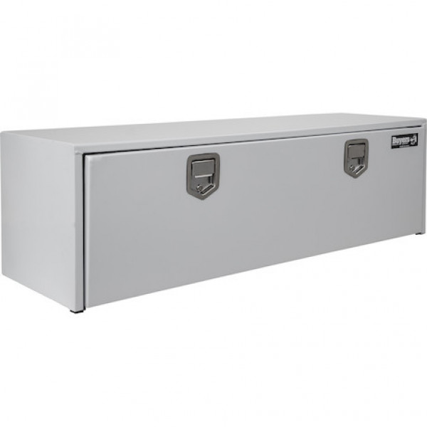 Image of 18x18x48 Inch White Steel Underbody Truck Box from Buyers Products. Part number: 1702210