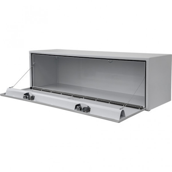 Image of 18x18x48 Inch White Steel Underbody Truck Box from Buyers Products. Part number: 1702210