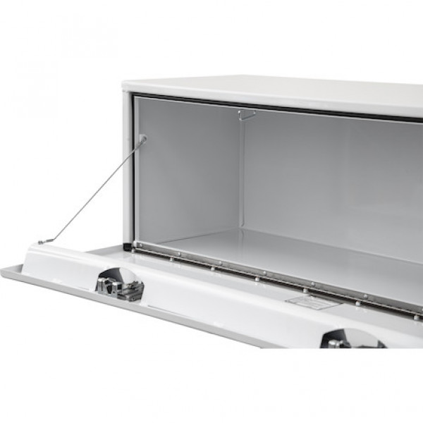 Image of 18x18x48 Inch White Steel Underbody Truck Box from Buyers Products. Part number: 1702210