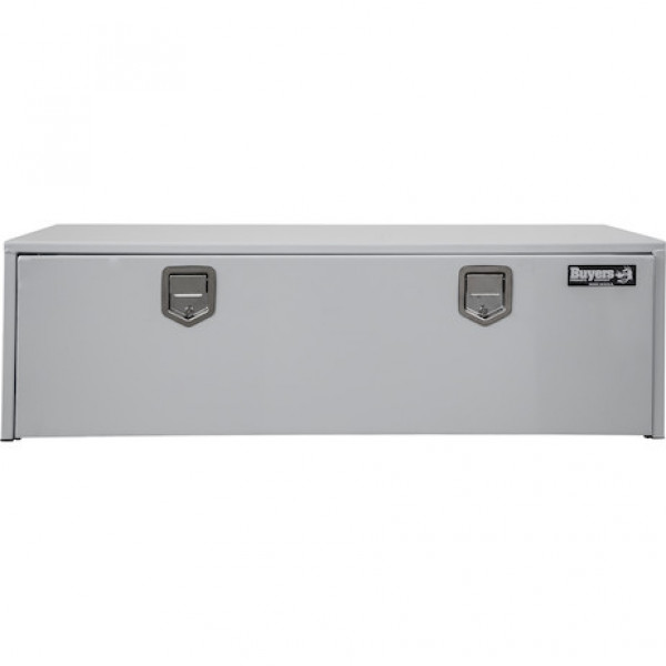 Image of 18x18x48 Inch White Steel Underbody Truck Box from Buyers Products. Part number: 1702210