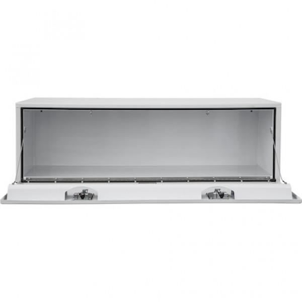 Image of 18x18x48 Inch White Steel Underbody Truck Box from Buyers Products. Part number: 1702210