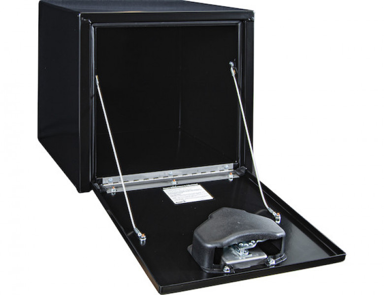 Image of 18x18x18 Inch Black Steel Underbody Truck Box from Buyers Products. Part number: 1702295