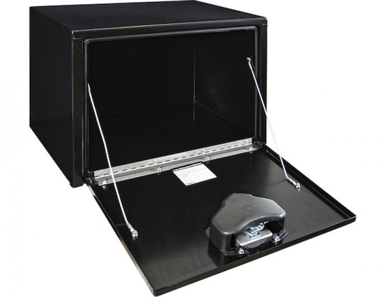 Image of 18x18x24 Inch Black Steel Underbody Truck Box from Buyers Products. Part number: 1702300