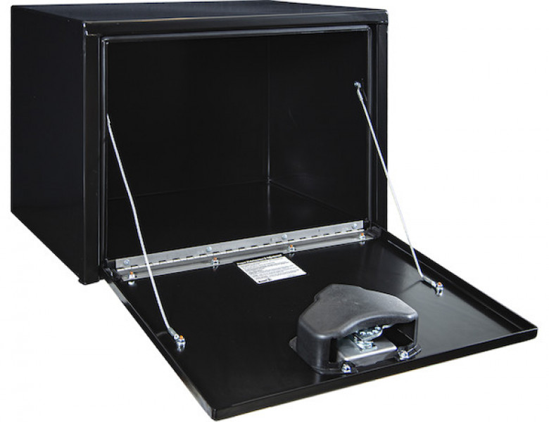 Image of 18x18x24 Inch Black Steel Underbody Truck Box from Buyers Products. Part number: 1702300