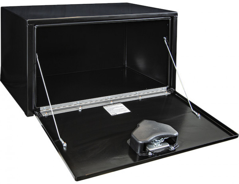 Image of 18x18x30 Inch Black Steel Underbody Truck Box from Buyers Products. Part number: 1702303