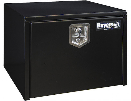 Image of 18x18x36 Inch Black Steel Underbody Truck Box from Buyers Products. Part number: 1702305