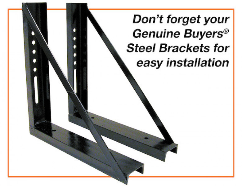 Image of 18x18x36 Inch Black Steel Underbody Truck Box from Buyers Products. Part number: 1702305