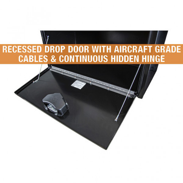 Image of 18x18x36 Inch Black Steel Underbody Truck Box from Buyers Products. Part number: 1702305